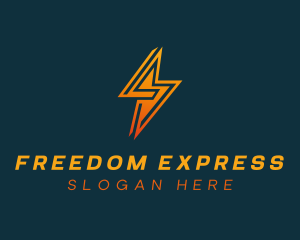 Lightning Bolt Express logo design