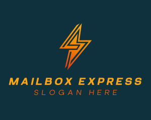 Lightning Bolt Express logo design