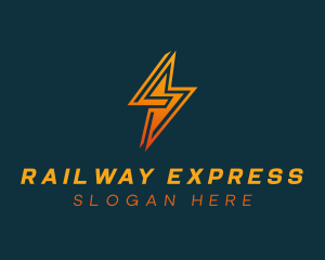 Lightning Bolt Express logo design