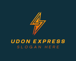 Lightning Bolt Express logo design