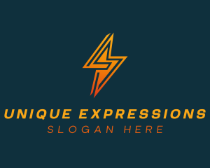 Lightning Bolt Express logo design