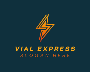 Lightning Bolt Express logo design