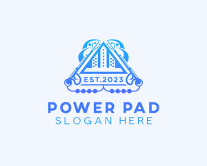 Building Industrial Power Cleaning logo design