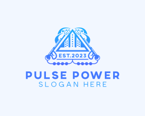 Building Industrial Power Cleaning logo design