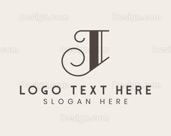 Elegant Marketing Letter J Logo