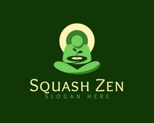 Zen Human Yoga logo design