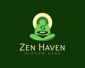 Zen Human Yoga logo design