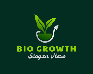 Nature Plant Growth logo design