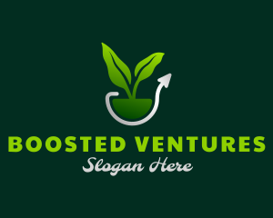 Nature Plant Growth logo design