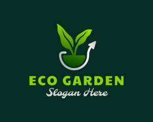 Nature Plant Growth logo design