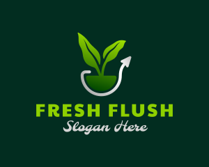 Nature Plant Growth logo design