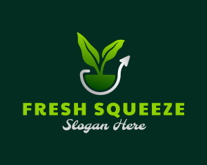 Nature Plant Growth logo design