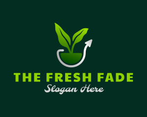 Nature Plant Growth logo design