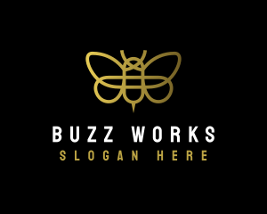 Natural Honey Bee logo design