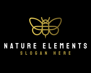 Natural Honey Bee logo design