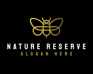 Natural Honey Bee logo design