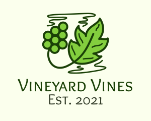 Vineyard Grape Leaf  logo