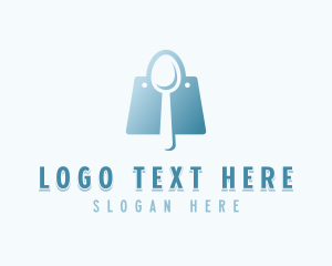 Shop - Spoon Online Shopping logo design