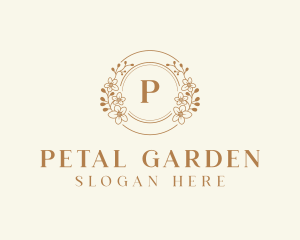 Stylish Flower Wedding logo design