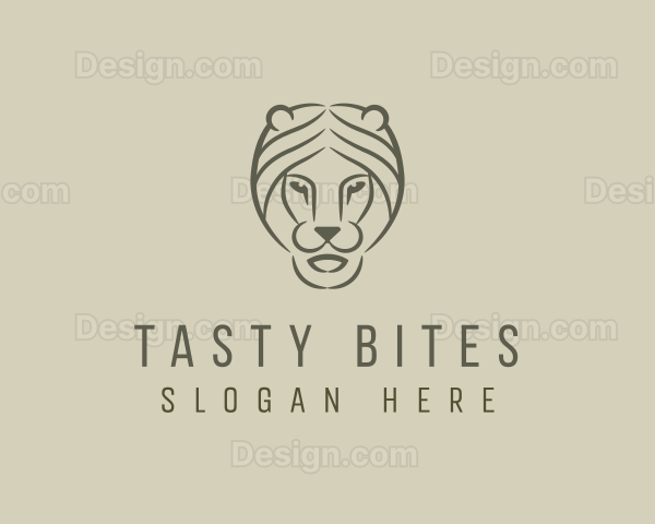 Lion Head Face Logo