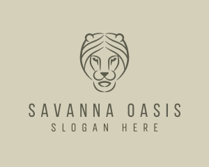 Lion Head Face logo design