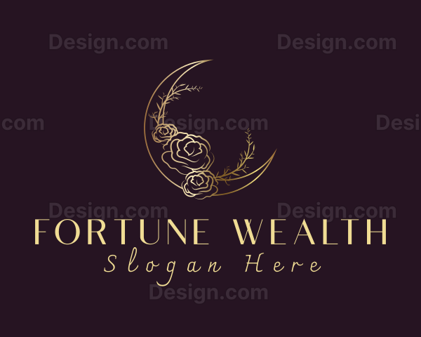 Cosmic Lunar Flower Logo