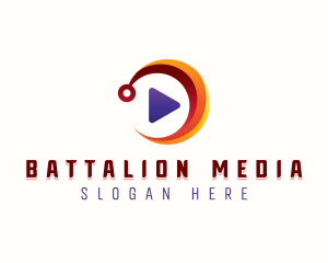 Digital Media Player logo design