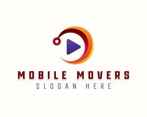 Digital Media Player logo design