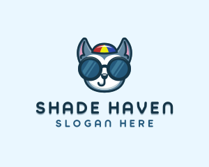 Pet Dog Sunglasses logo design