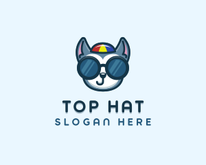 Pet Dog Sunglasses logo design