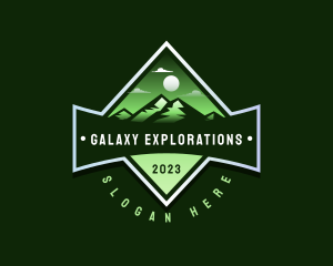 Mountain Hiking Camp logo design