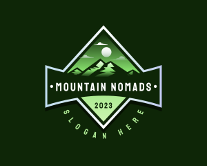 Mountain Hiking Camp logo design