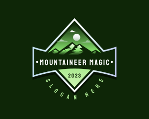 Mountain Hiking Camp logo design