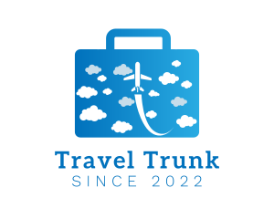 Travel Plane Baggage logo design