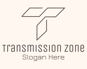Construction Letter T logo
