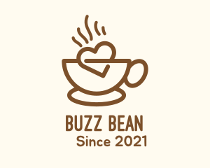 Hot Coffee Lover logo design