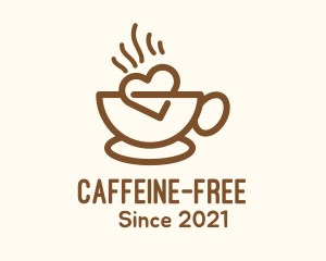 Hot Coffee Lover logo design