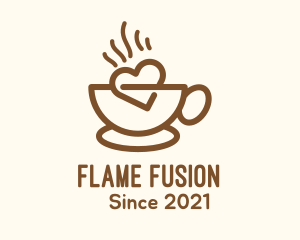 Hot Coffee Lover logo design