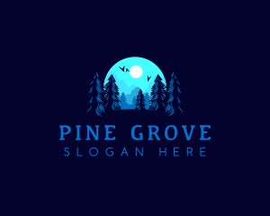 Pine Tree Outdoor  logo design