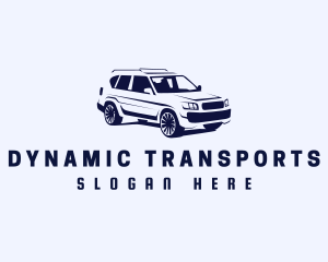 SUV Vehicle Transportation logo design