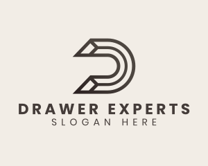 Business Professional Company Letter D logo design