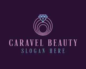 Jewelry Spiral Diamond logo design