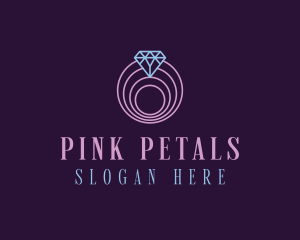 Jewelry Spiral Diamond logo design