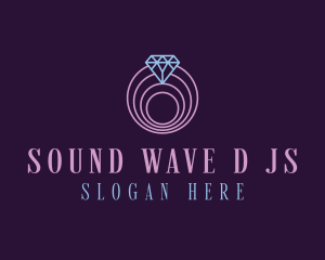 Jewelry Spiral Diamond logo design