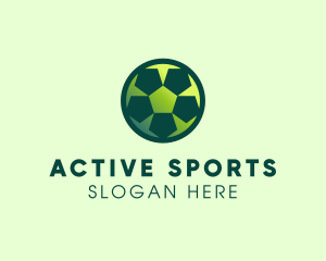 Green Sports Ball logo