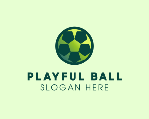 Green Sports Ball logo