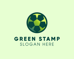 Green Sports Ball logo design