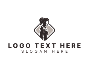 Professional Woman Employee logo