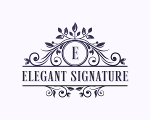 Elegant Floral Styling logo design