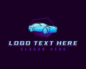 Sedan Car Driving logo